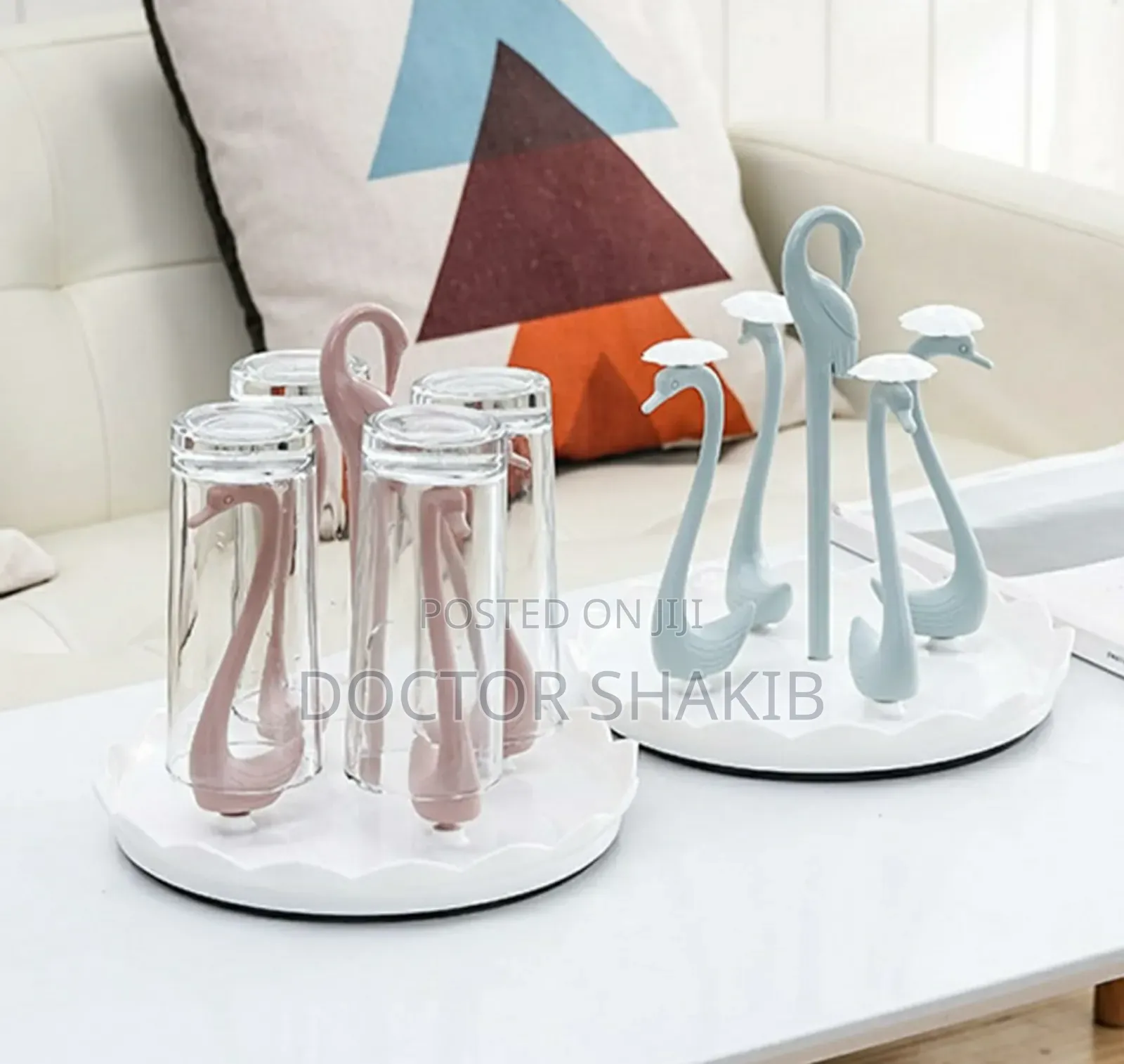 Brand New Zerodis Swan Cup Holder With Rotating Drip Tray