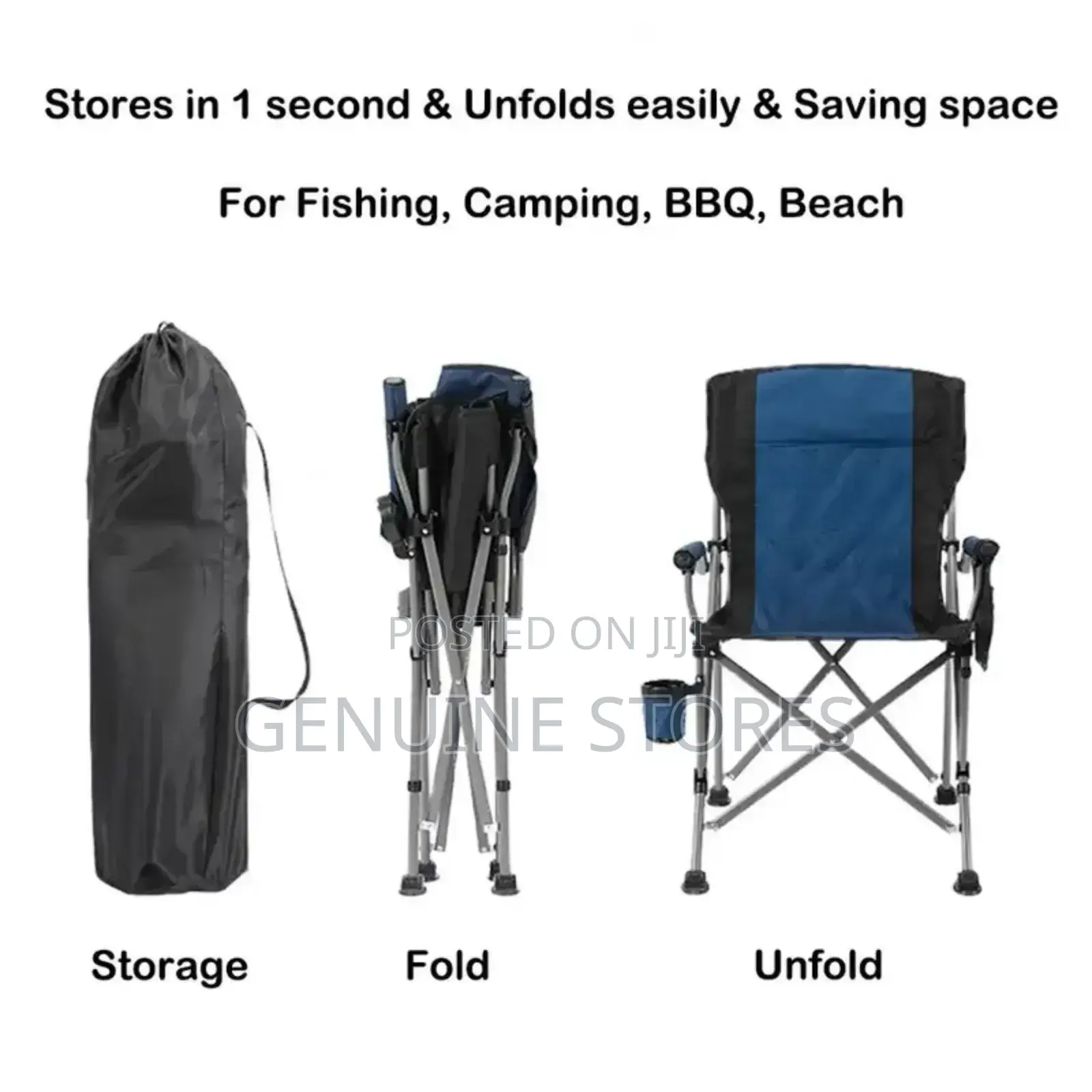 Outdoor Foldable / Camping / Picnic / Adjustable Chair.