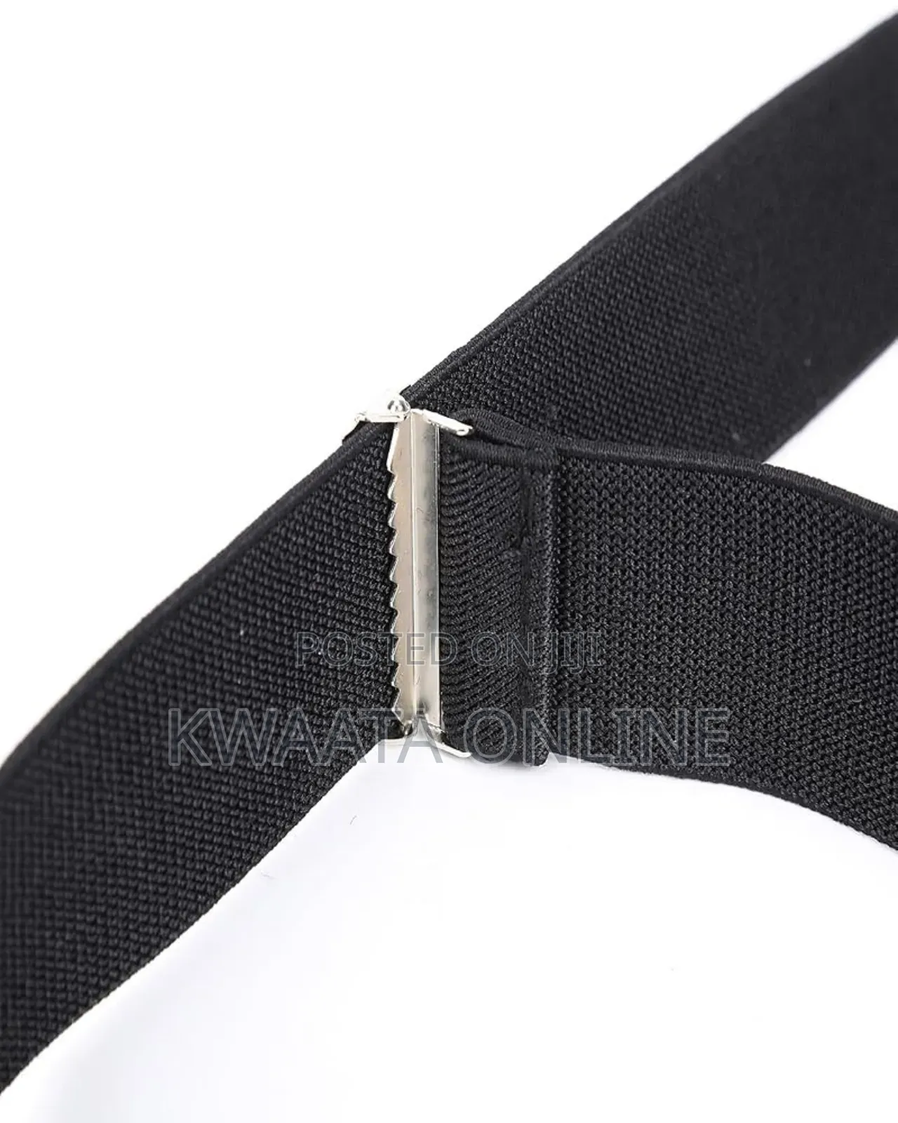 Mens Button End Suspenders - Adjustable Elastic Y Shape Tuxedo