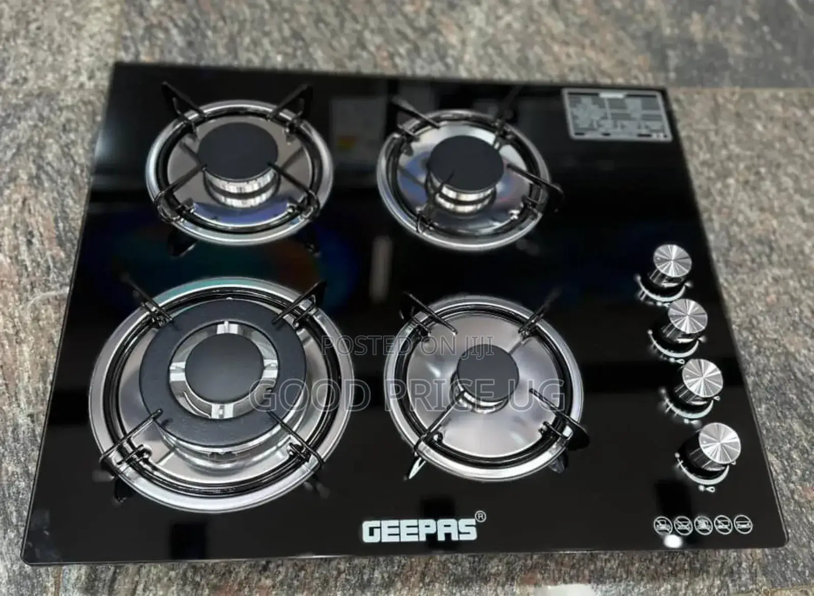 Geepas Ceramic 4 Full Gas Hob