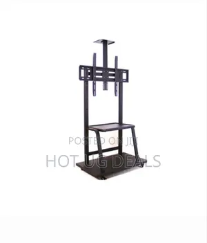 Movable Trolley Tv Stand Suitable For 55 Inch To 80inch