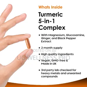 Turmeric 5in1 Complex Capsules 2 Month Supply