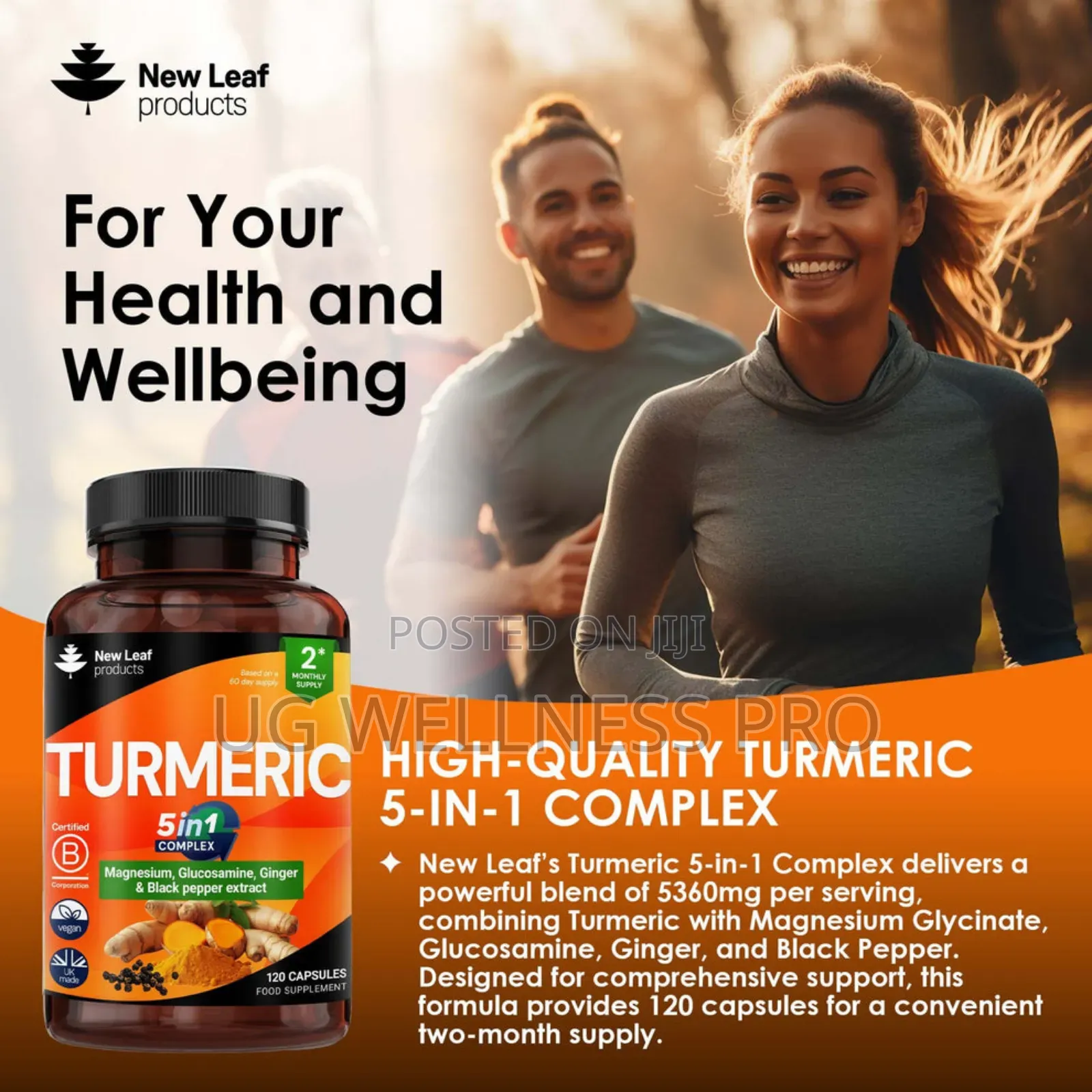 Turmeric 5in1 Complex Capsules 2 Month Supply
