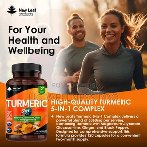 Turmeric 5in1 Complex Capsules 2 Month Supply