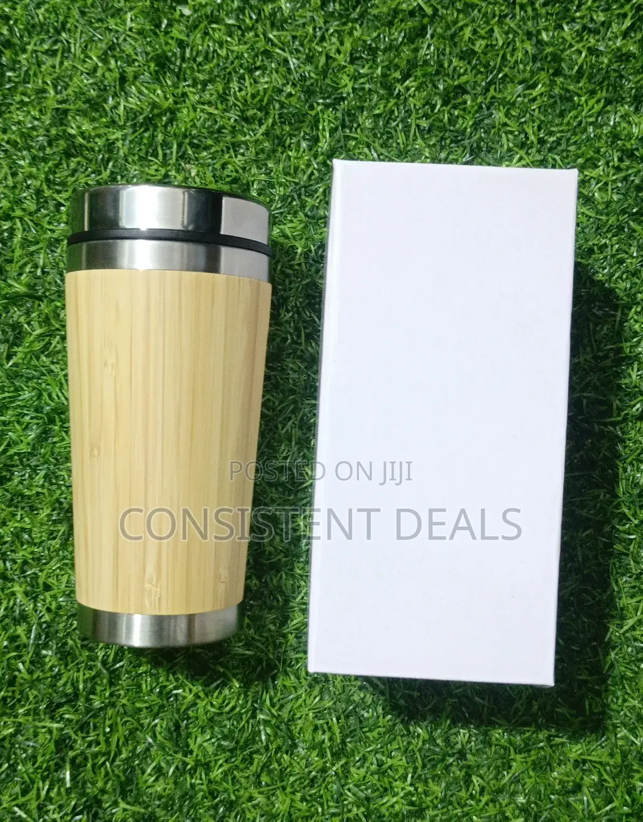 Bamboo Stainless Steel Thermal Coffee Mug