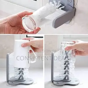 Suction Cap Glass Washer Brush