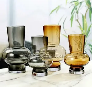 New Clear Crystal Glass Flower Vase