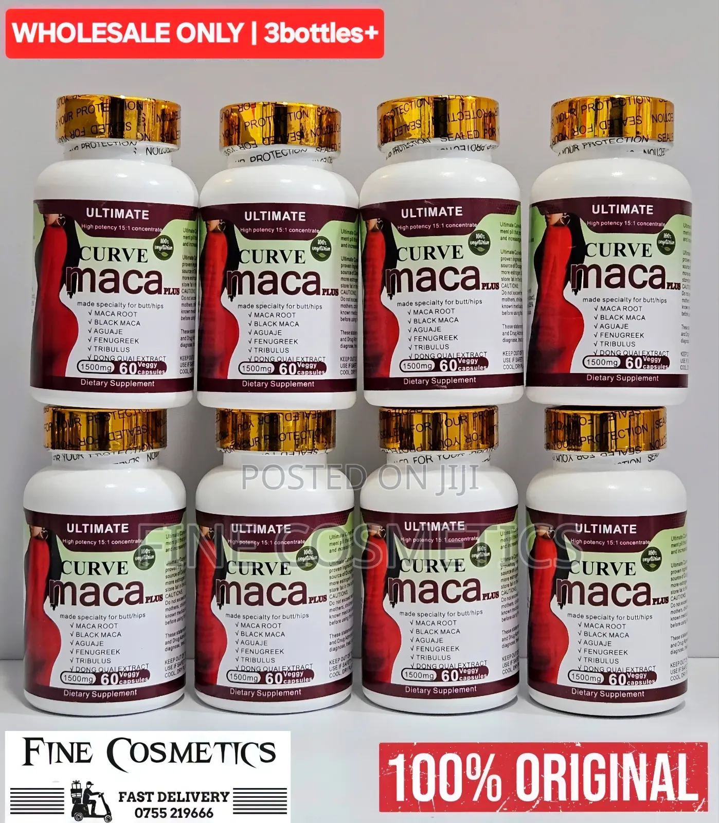 Wholesale Only | Ultimate Curve Maca Plus Hip/Butt Enlargement 60pills
