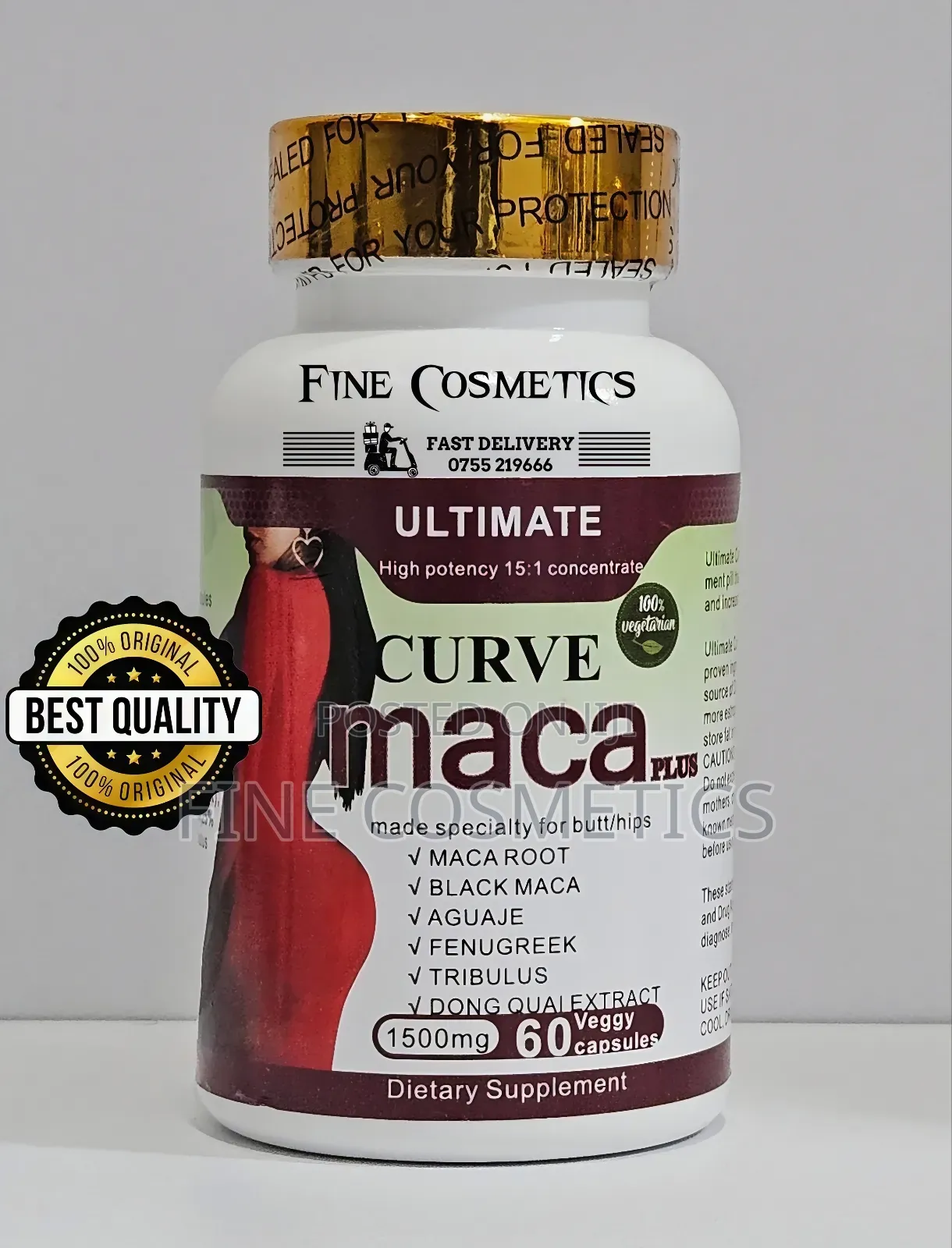 Wholesale Only | Ultimate Curve Maca Plus Hip/Butt Enlargement 60pills