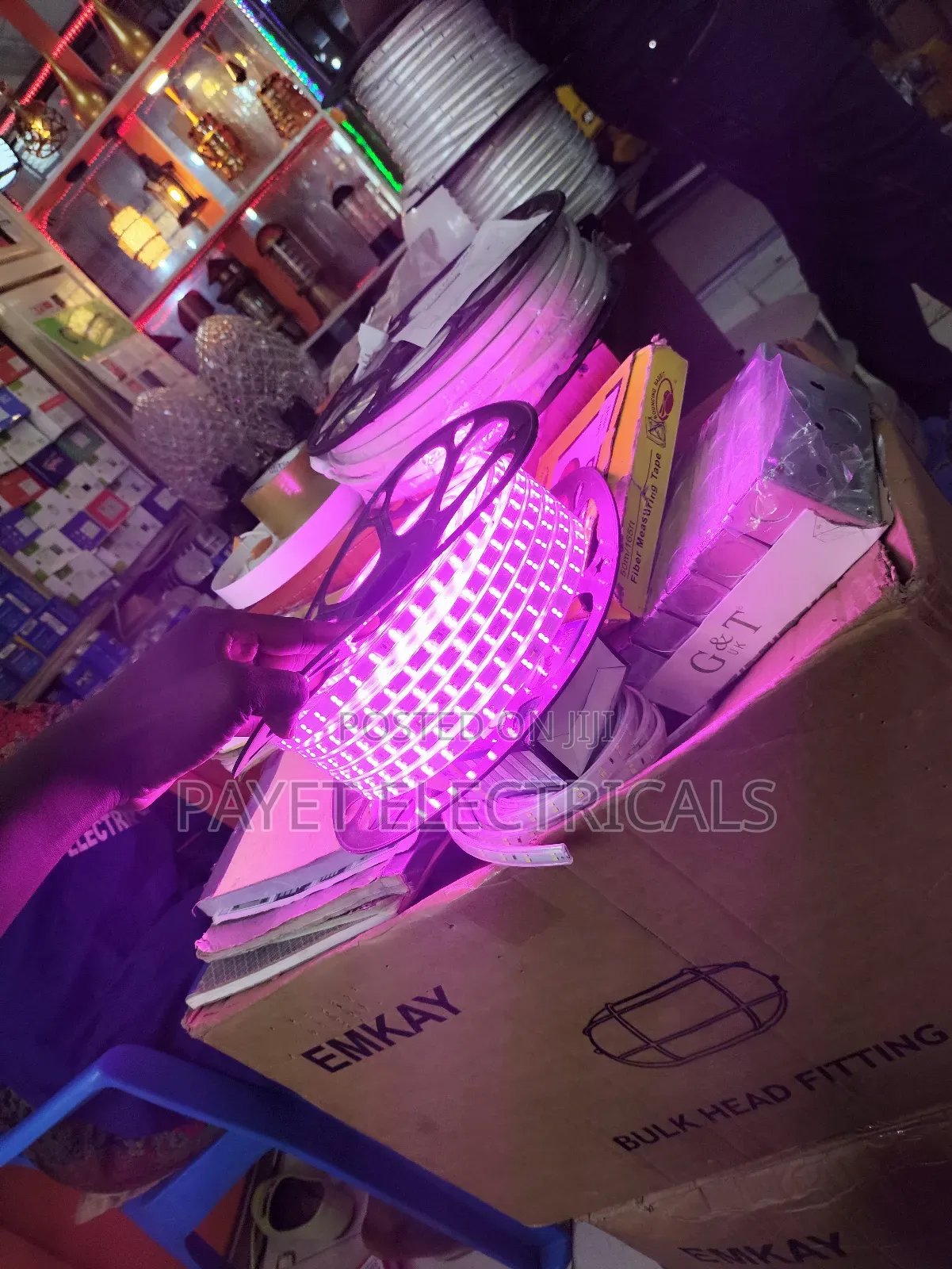 Led Purple  Strip Light 50 MTRS