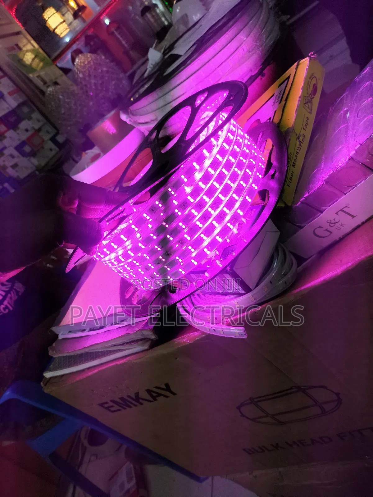 Led Purple  Strip Light 50 MTRS