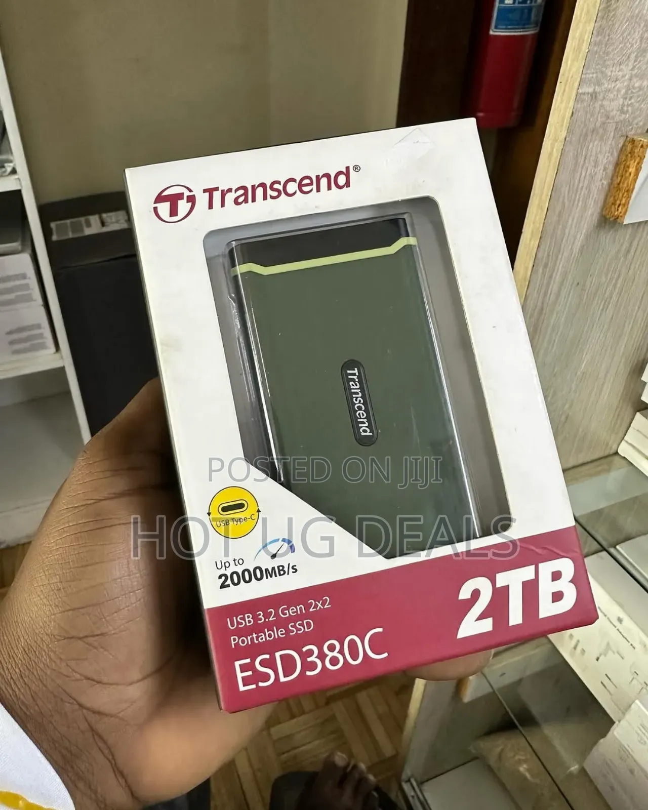 Transcend 2tb Transcend Portable Usb 3.0 Hard Disk - Black, Green