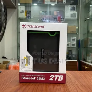Transcend 2tb Transcend Portable Usb 3.0 Hard Disk - Black, Green