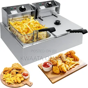 Globalstar 12l Commercial Double Deep Fryer | Gs-82a