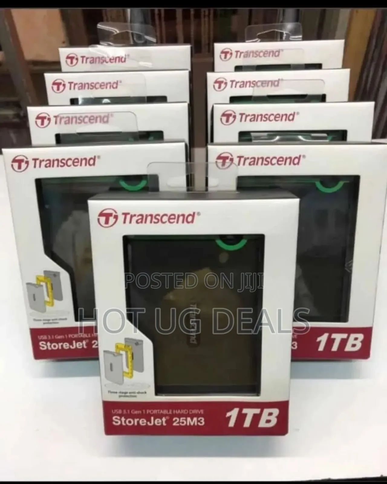 Transcend 1tb Usb 3.0 External Hard Drive - Black