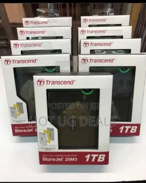 Transcend 1tb Usb 3.0 External Hard Drive - Black