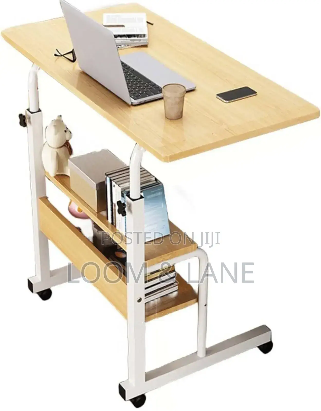 Adjustable and Portable Laptop or Bedside Table