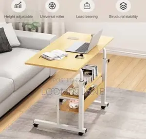 Adjustable and Portable Laptop or Bedside Table