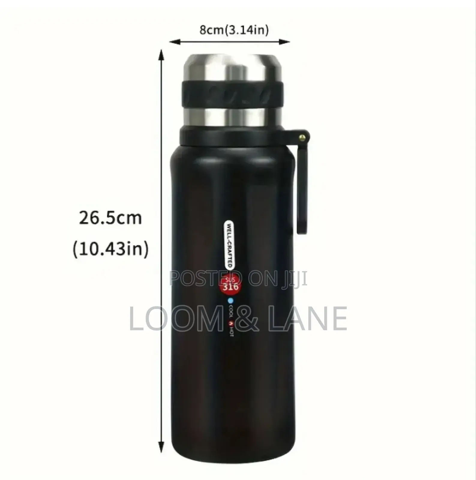 600ml Insulated Stainless Steel Thermos Bottle