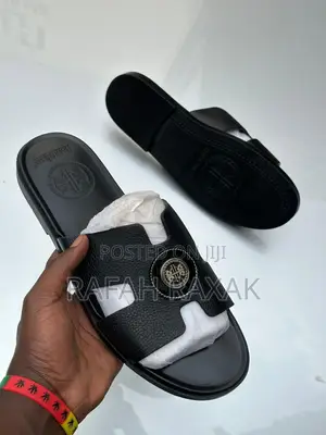 Original Men’S Black Hermes Super Classic Sandals