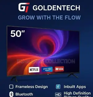 50 Inch Gold Tech Frameless Tv