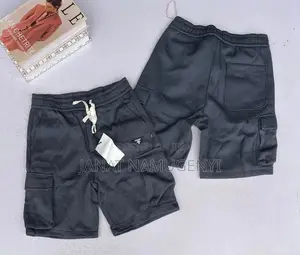 Prara Gray Shorts With Side Pockets