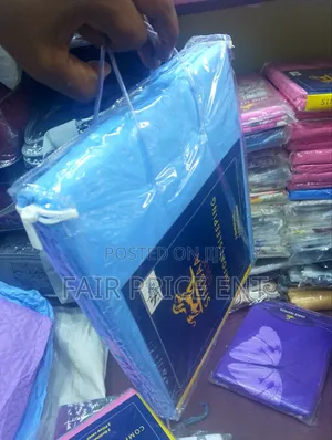 Cotton Plain Bedsheets. Medium Size. ( Blue)