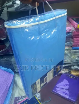 Cotton Plain Bedsheets. Medium Size. ( Blue)