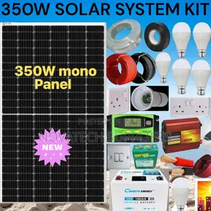 Home Rv 350w Solar Energy System With 100ah Lithium Power Battery