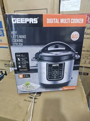 Geepas Litres Digital Electricpressure Cooker With a Food Steamer