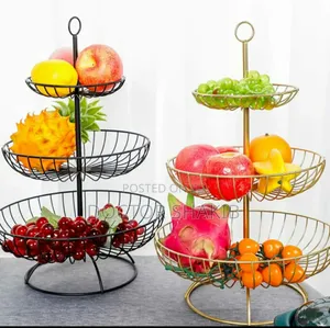 Luxurious Countertop Fruit Basket,Bread and Vegetable Organizer