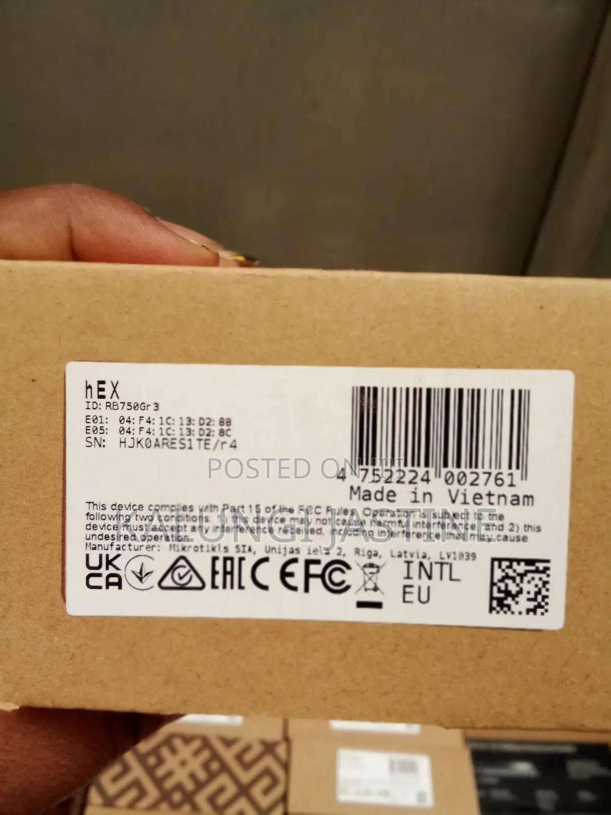 Hex Mikrotik Router