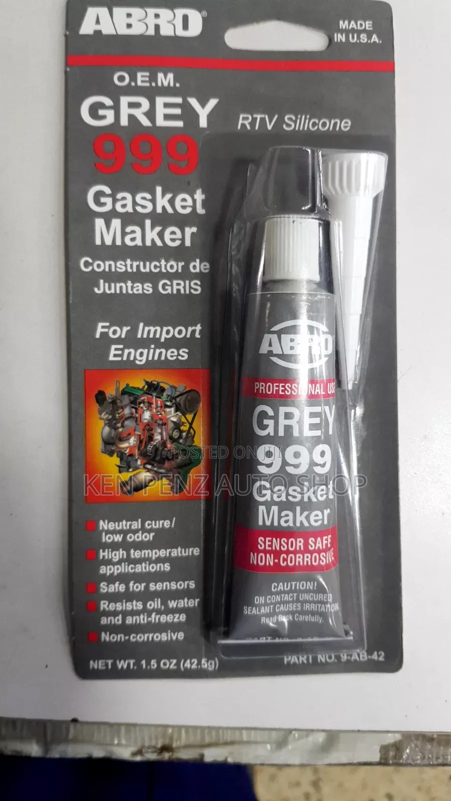 Abro Car Gasket Maker Silicon