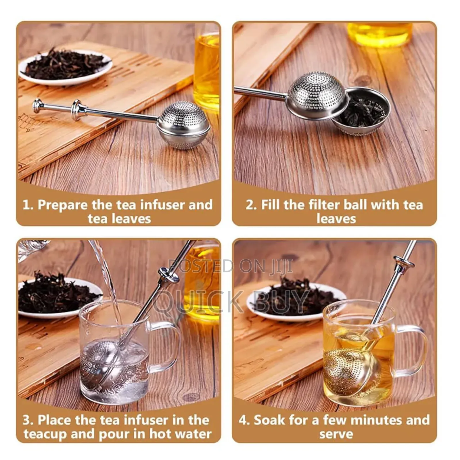 Stainless Steel Telescopic Tea Strainer(Tea Infuser)
