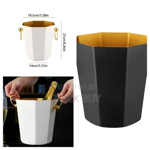 Portable Heavy-Duty Metal Champagne Ice Bucket