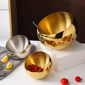 Thickened Stainless Steel Skewed Bowl With Cover