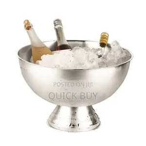 Double Wall Insulated Stainless Steel Ice Container Ice Bucket