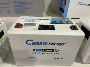 12v 200ah Lithium Battery –2.56kwh Long-Lasting Power /15 Years Cworth