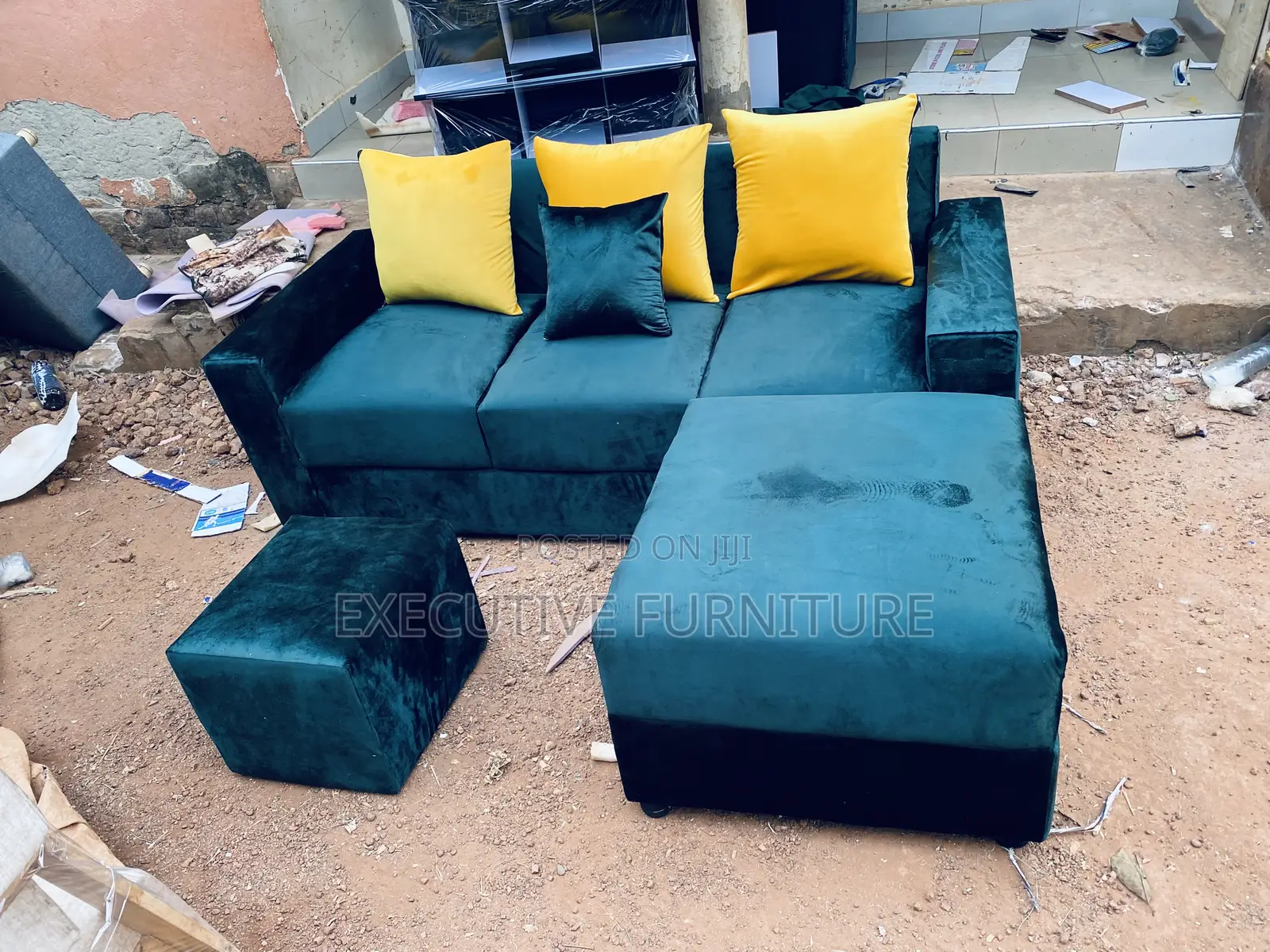 Mini Green Sofa