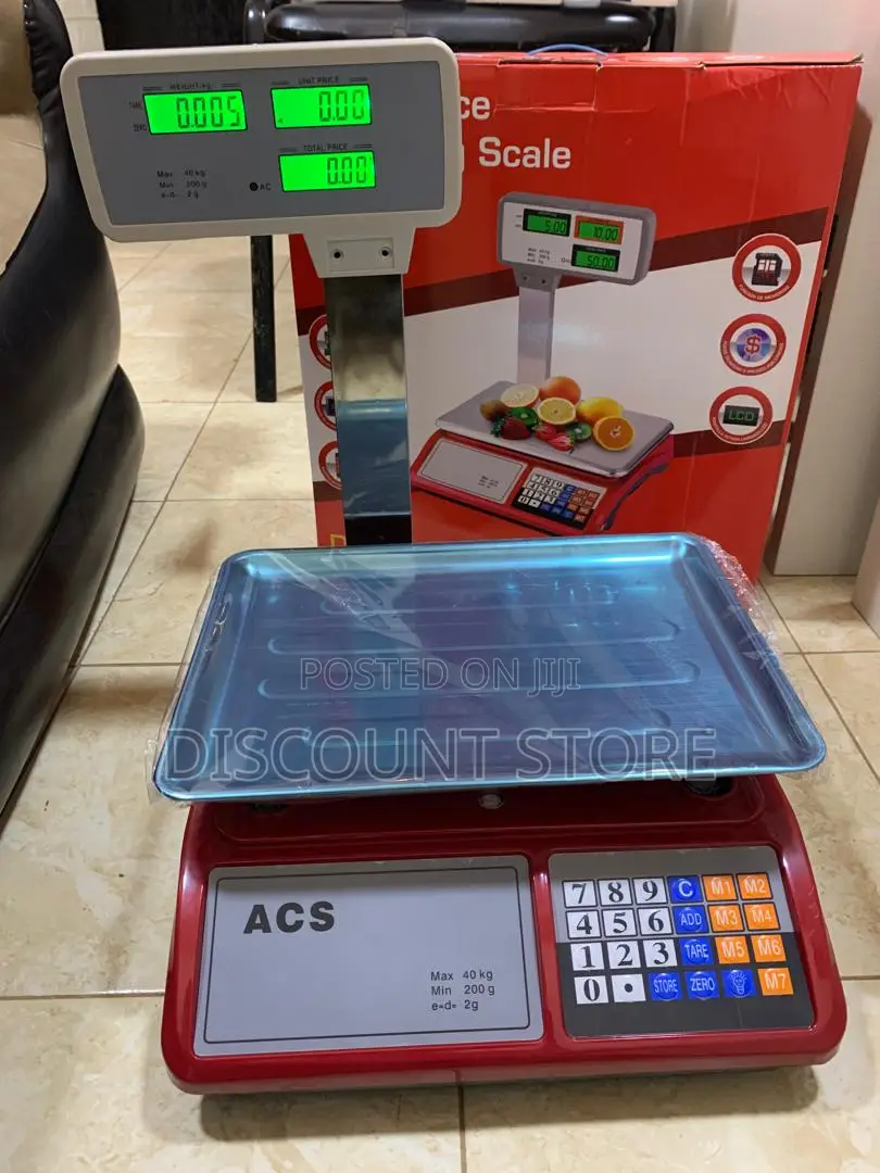 Retail Market Weighing Scale LCD Digital Weighing Scale