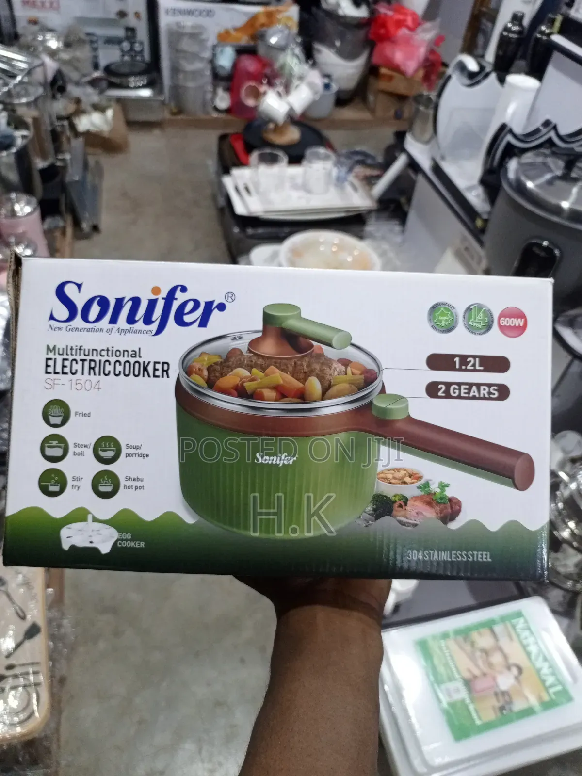 Sonifer Sf-1504 Multifunctional Electric Cooker.