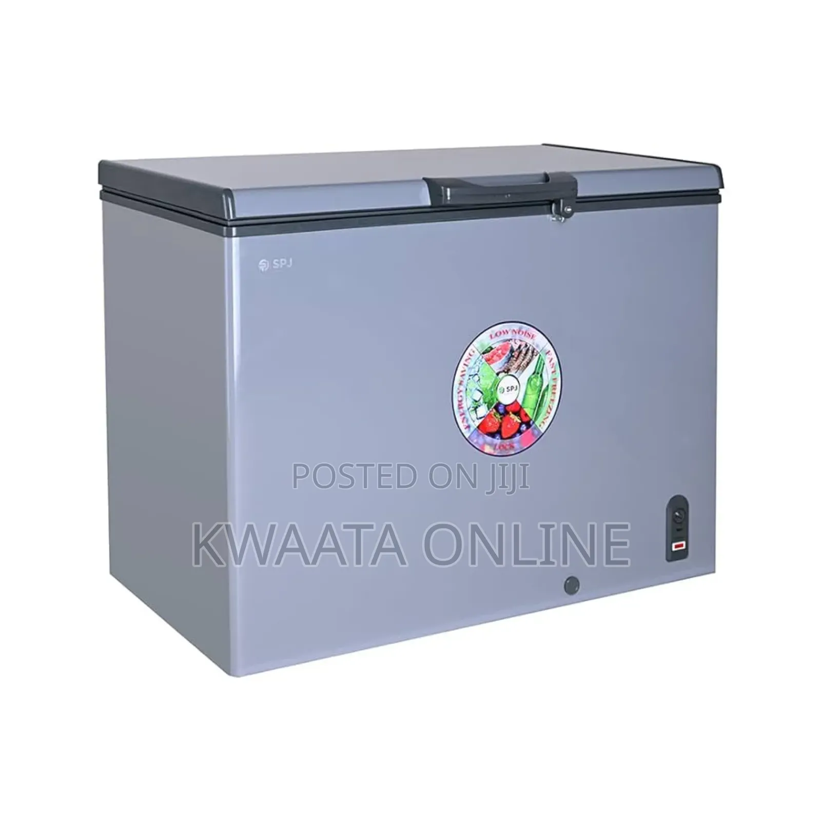 Spj 210-litre Chest Freezer, Single Door Deep Freezer – Silver