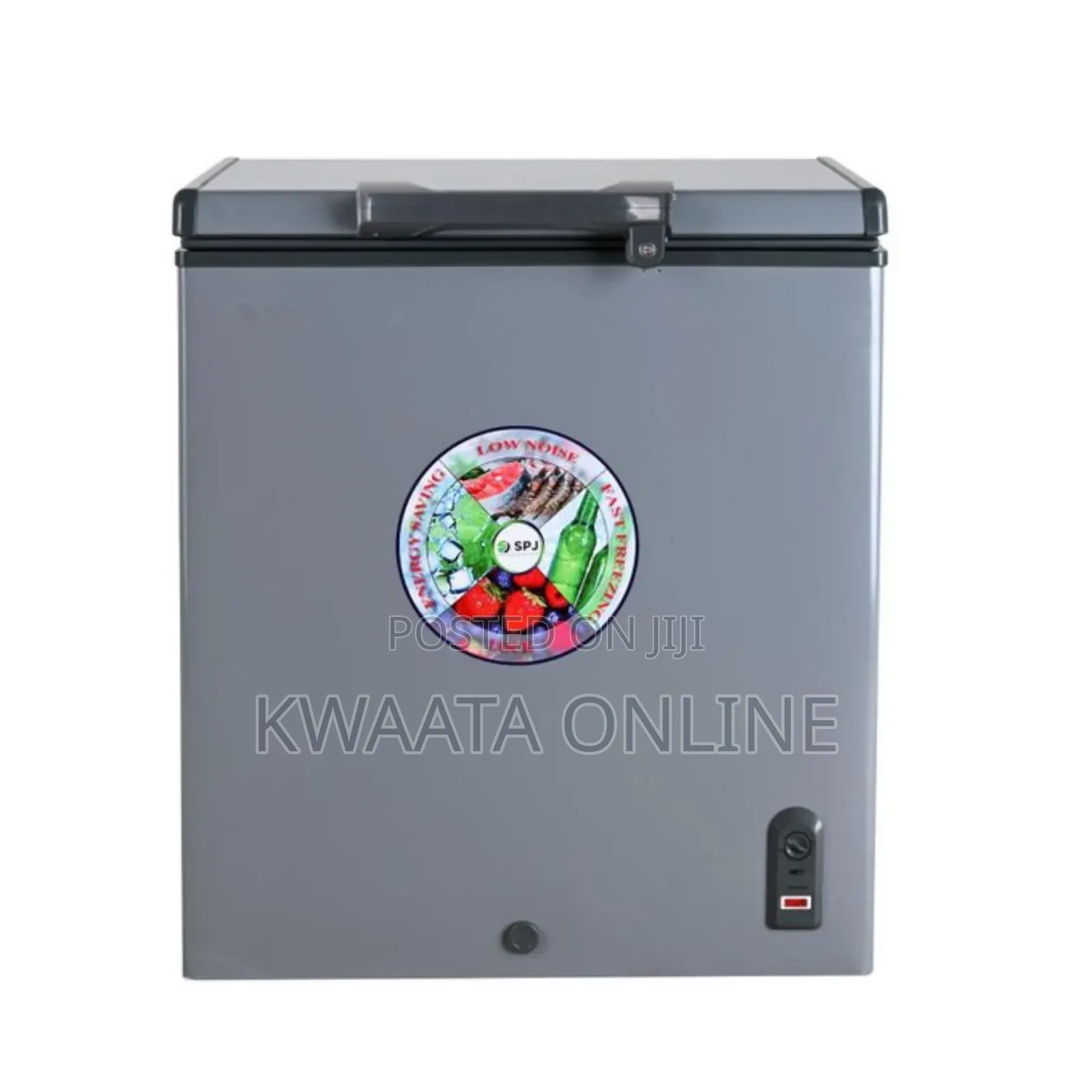 Spj 210-litre Chest Freezer, Single Door Deep Freezer – Silver