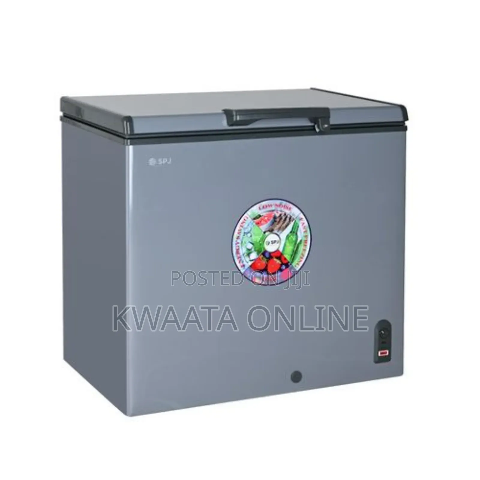 Spj 210-litre Chest Freezer, Single Door Deep Freezer – Silver