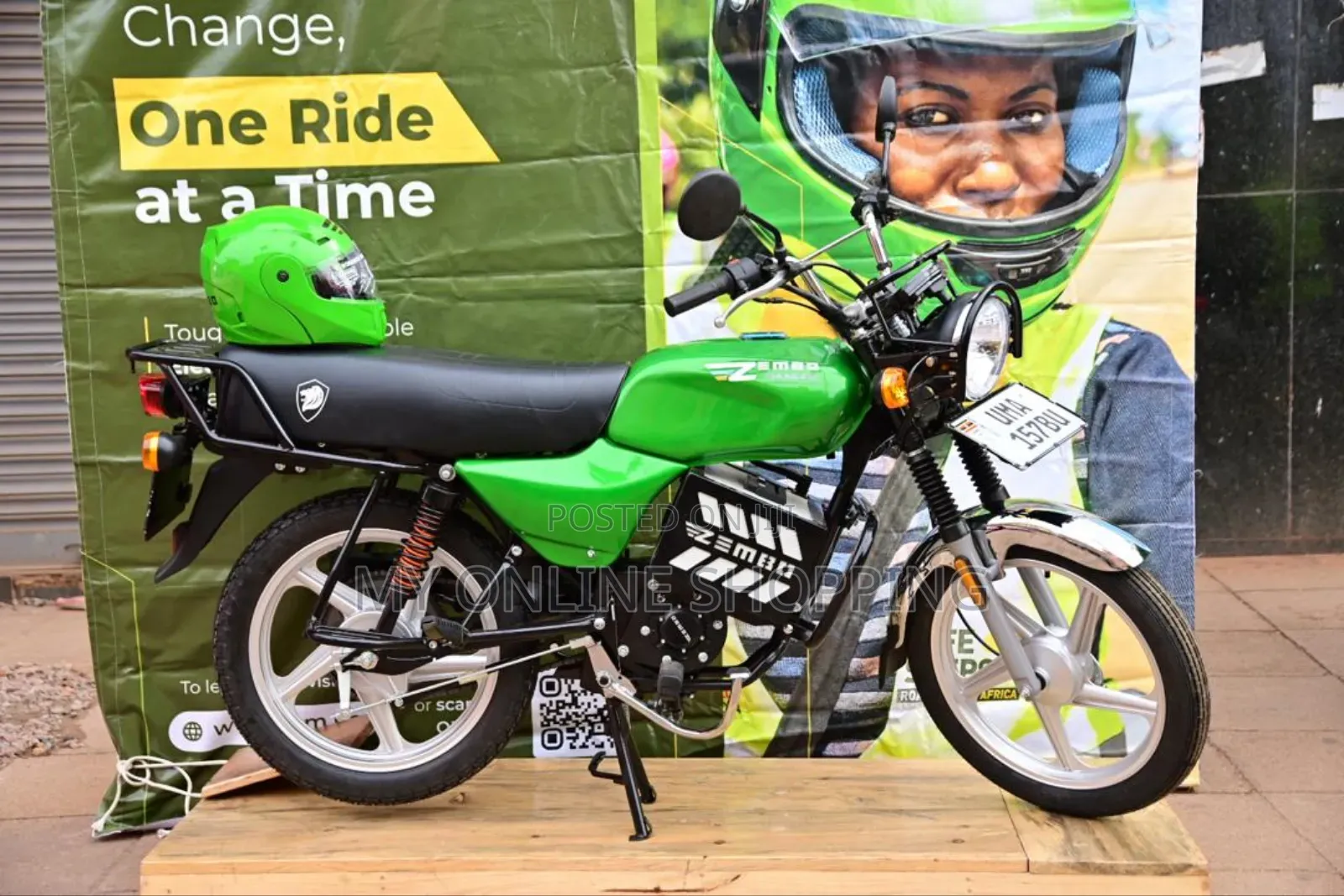 New Motorcycle 2024 Green
