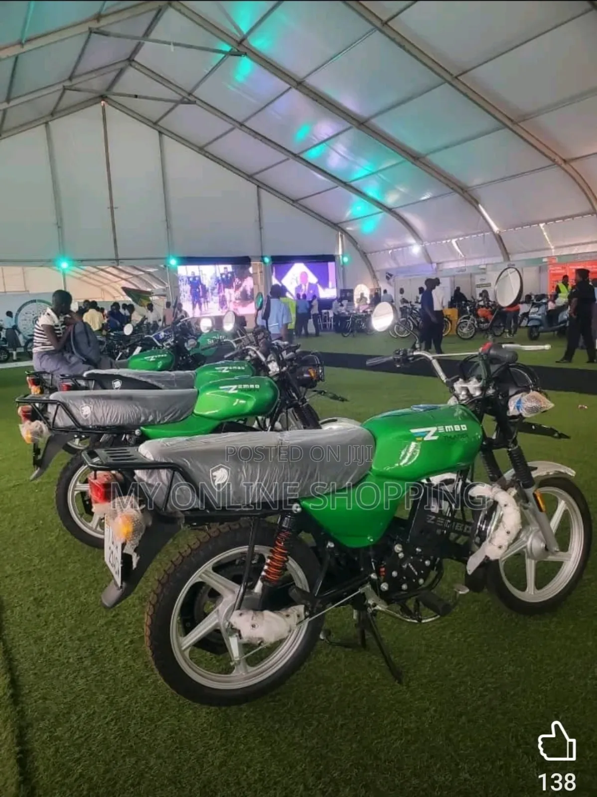 New Motorcycle 2024 Green
