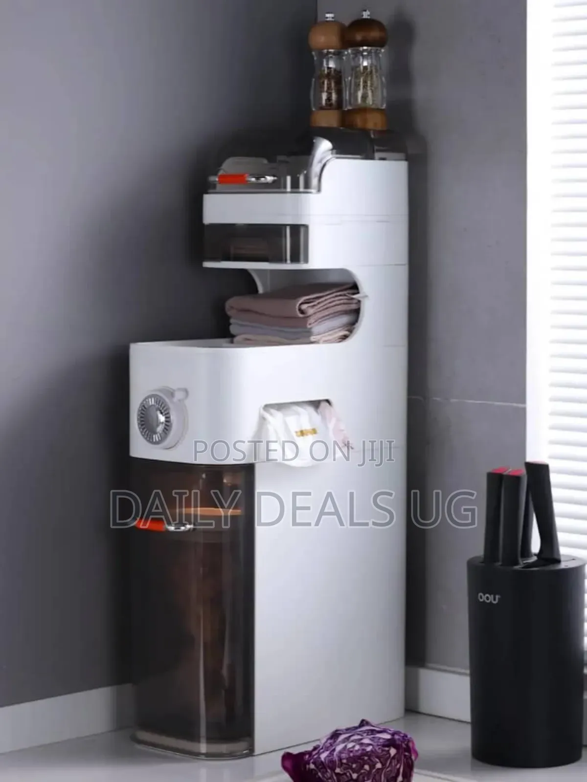 Bathroom Floor Cabinet Organizer