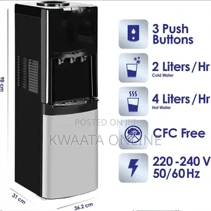 3 Taps-SPJ Water Dispenser With Refrigerator-16 L//Hot Cold