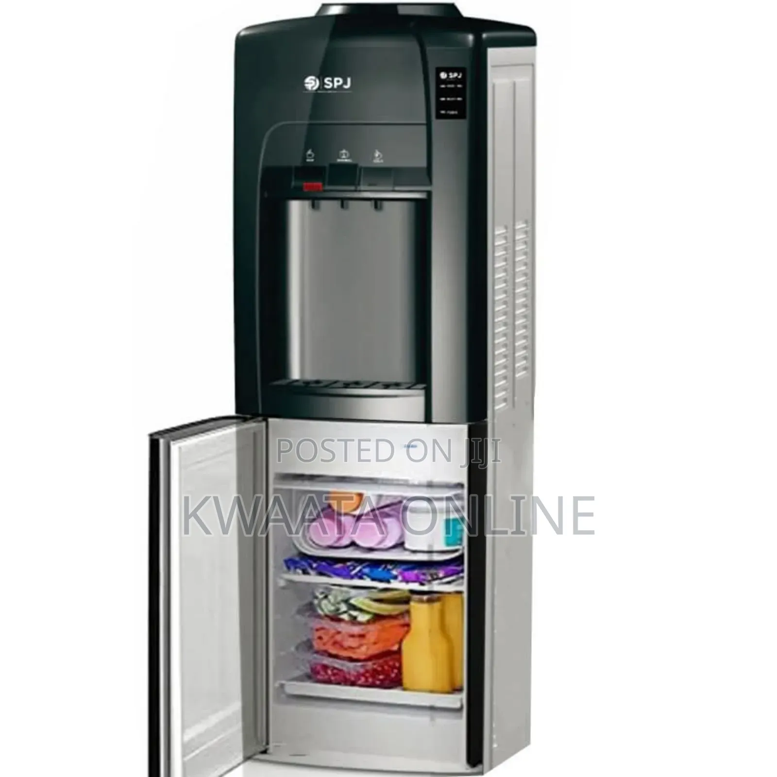3 Taps-SPJ Water Dispenser With Refrigerator-16 L//Hot Cold