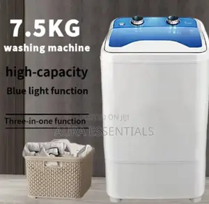 7.5kg High-Capacity, Three-in-One Portable Washing Machine